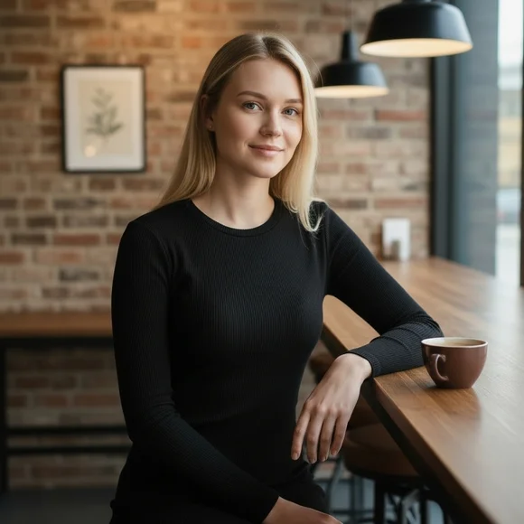 H&M Divided Black Long Sleeve T-Shirt - Size S - Essential Basic - Picture 4 of 14